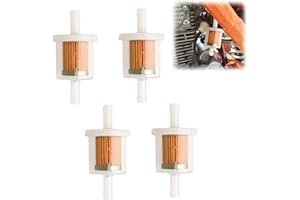 CAISYE Filtros Gasolina moto 8 mm, Filtro de Combustible Universal, Alta Precisión de Filtrado, Filtro de óxido de hierro, para Motor, Motocicleta, Scooter, Tractor (4)
