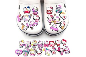 Yoimckay 30 Piezas Shoe Charms De Dibujos Animados Accesorios De Decoración De Zapatos, Cartoon Shoe Charms Niños, Adornos de Zapatos PVC, Decoración Zapatos DIY,Regalos para Niñas y Niños