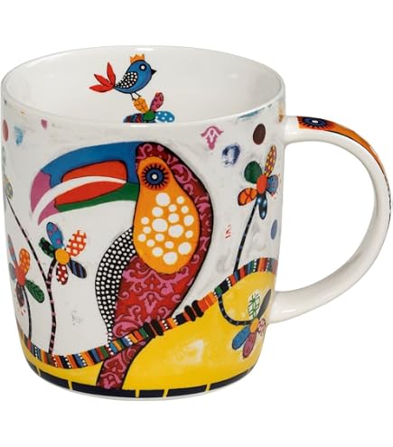 Tazza Caff&egrave; Maxwell &amp; Williams Best Furry Friends - 400ml Porcellana Con Cane, Confezione Regalo