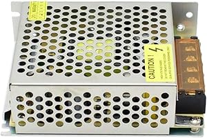 TEMPO DI SALDI Fuente de alimentación estabilizada de 12 V, 5 A, 60 W, conmutador, transformador de alta calidad, excelente para iluminación LED y videovigilancia E33.