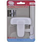 Miny Baby MB313 WHITE Latch Refrigerator Lock (White)