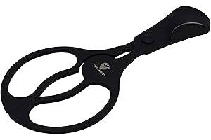 GERMANUS Ciseaux Coupe-cigares Haut de Gamme, en Acier trempé spécial, Noir