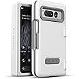 VRS Design Terra Guard Modern [Hinge Protection] designed for Google Pixel Fold case cover (2023) - White