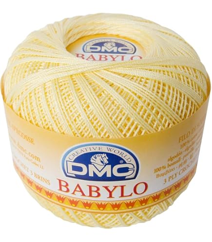 DMC Babylo Filo Per Uncinetto Grossezza 20 - Gomitolo Da 100 Grammi - Art.147