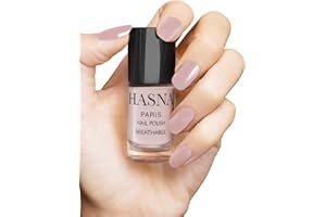 Hasna Paris - Vernis à Ongles Halal - Éco-Responsable - Brillance et Longue Tenue - Facile à Appliquer - 6ml (ROSE PASTEL)