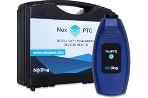 THE CLEAN GARAGE NexPTG Professional - Appareil de contrôle numérique de mètre d'épaisseur de laque pour vernis de peinture, avec coffre à outils