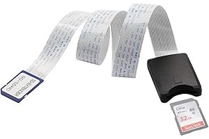 LANMU SD Card Adapter Convertor - SDHC/SDXC Extension Cable for Raspberry Pi, GPS, DVD, LED, Wild Camera