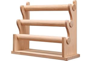 LOVIVER Porte-Bracelet en Bois Collier Cintre Montre-Bracelet Support détachable Durable Bandeau Bandeau Organisation Montre présentoir pour vitrine