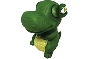 Wild Winkers Dino firmy Deluxebase. Zabawka do ściskania dinozaura z trzaskającymi oczami. Zabawka antystresowa dla dorosłych i dzieci. Gąbkowane figurki zwierząt dla dzieci, upominki na imprezę i