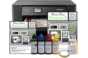 HobbyPrint Fast A3 Sublimation Printer Bundle - WF-7310DTW Sublimation Kit.