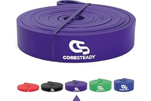 Coresteady Gomas elásticas de musculación - Banda elástica de Goma para Hombres y Mujeres - Entrenamiento, Ejercicios y dominadas asistidas