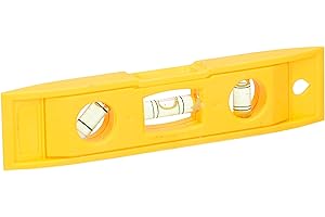 KINZO RT® - Mini livella a bolla magnetica, 150 mm, 3 libellule