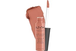 NYX Professional Makeup Rouge à Lèvres Soft Matte Lip Cream, Fini Mat Crémeux, Couleur Ultra-Pigmentée, Tenue Longue Durée, Teinte : Athens (15)