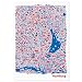 Produktbild Hamburg Poster (50x70cm) - Stadtplan Plakat Kunstdruck bunt hochformat mit den Sehenswürdigkeiten Hafencity, Speicherstadt, Hamburger Hafen, Reeperbahn, Landungsbrücken und den Fischmarkt