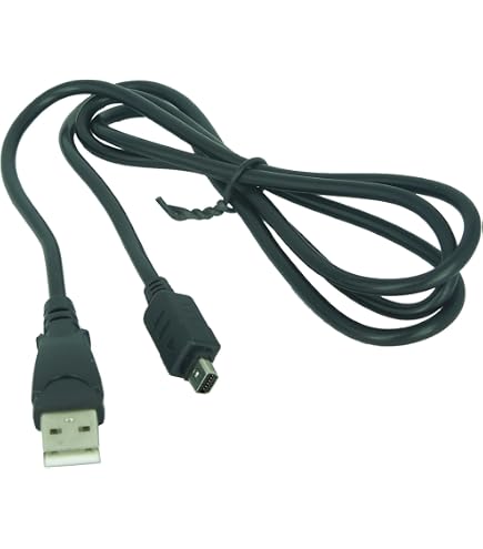eMagTech Cavo di ricarica USB fotocamera digitale cavo dati CB-USB5 CB-USB6 CB-USB8 cavo di trasferimento dati compatibile con Olympus SP310 SP320 SP500UZ