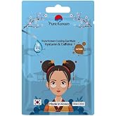 Pure Korean Cooling Eye Maske Hyaluron ve Caffeine