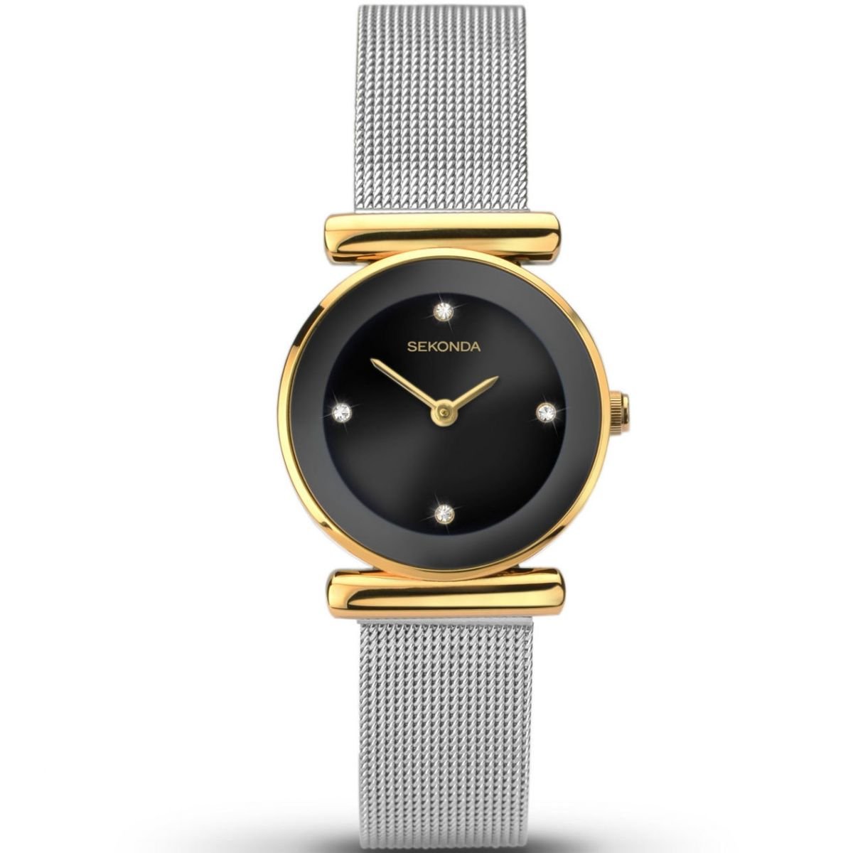 Sekonda Ladies Gold Plated Mesh Bracelet Watch 2459