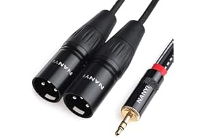 NANYI XLR Microphone Splitter Audio Cable