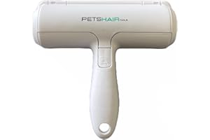 PETS HAIR TOOLS - Rullo rimuovi peli Animali Riutilizzabile per divani in Velluto/Stoffa, tappeti, Letti, Cuscini, Tende, Cuccia, sedili Macchina. Spazzola togli peli.