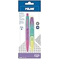 MILAN Blister pack 1 ballpoint pen + 1 mechanical pencil COMPACT Sunset