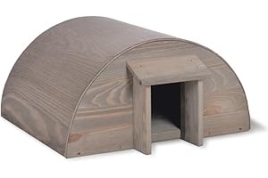 CKB LTD® Hedgehog House Maison Hérisson Quartiers d'hiver d'entrée, Habitation pour Les Hérissons Jardin - en Bois - Peut également être utilisé pour la Connexion à l'hibernation