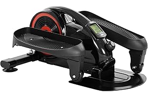 KM KM FIT KM Fit Leg Trainer with LCD Display & APP | Exercise Bike | Mini Elliptical Trainer | Crosstrainer for Home and Office | Continuously Adjustable Magnetic Resistance | Up to 100 kg | SilentBelt System