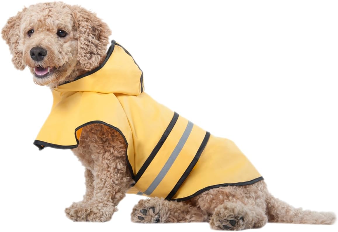 SPOT Ethical Pet Products 23901056: Fashion Pet Coat Rainy Day, Yellow Lg