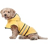 SPOTEthical Products Home Pet Supplies Fashion Pet large, medium and small dogs. gear - et Rainy Days Slicker Yellow dog Raincoat for large , Yellow, M UK