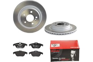 2 Bremsscheiben belüftet 300 mm + Bremsbeläge Hinten von Brembo (1420-53981) Bremsensatz Bremsanlage Bremsen-Kit,Bremsenset, Bremsscheiben, Bremsbeläge, Bremsen-Set, Beläge, Bremsbelag,