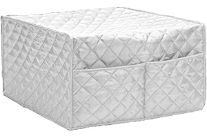 Gralara Cubierta para microondas, horno tostador, Protector exterior para máquina, Protector para encimera, funda para horno tostador, GRIS