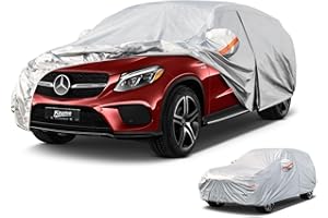 Kayme Funda Coche SUV, Compatibles conMercedes-Benz GLE Coupe (2015-2024) Transpirable Anti-UV Antipolvo de 6 Capas, Cubierta para Coche con Cremallera y Forro de Algodón.(Entrega en 3-7 días)