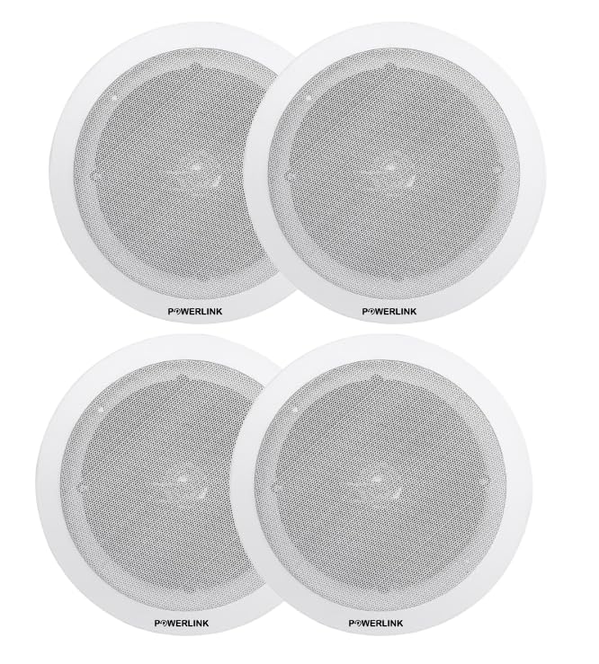 POWERLINK Ceiling Speaker (3INCH-LMT-Metal-PACKOF4) Review: Quality Sound for Any Room