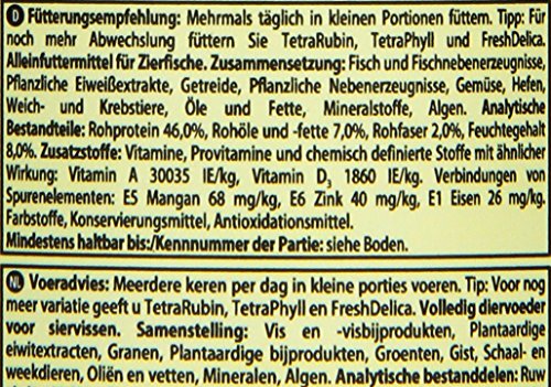 TetraMin Granules (Hauptfutter in Granulatform für alle kleinen Zierfische wie z.B. Salmler und Barben), 250 ml Dose - 2