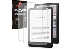TECHGEAR 2 x ekran ze szkła matowego do 17.8 cm Amazon Kindle Paperwhite/Signature/Kids/Kindle Colorsoft (2024 / 12. generacji) [antyodblaskowy] [matowy] ochraniacz ekranu ze szkła hartowanego