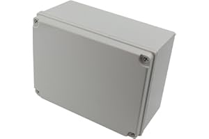 Ogrmar Plastic Dustproof IP65 Junction Box DIY Case Enclosure (8"x 6"x 4")