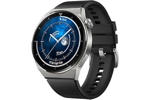 ‎HUAWEI Huawei 55028468 Smartwatch, Srebrny/Czarny, 46 mm, 1 Sztuka