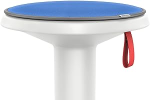 ‎INTERSTUHL Interstuhl UPis1 Premium Sitzkissen - Besonders bequemes Stuhlkissen perfekt geeignet für Hocker, Stühle, Bänke und Fußböden - Perfekt UPis1 Bürohocker (Signalblau)