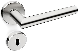 Sempro Türgriff für Innentüren LIVIA-R2 Drückergarnitur aus Edelstahl matt gebürstet Türklinken für Zimmertüren BB Buntbart