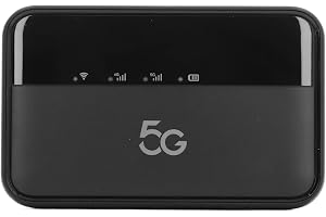 Dpofirs 5G Mobile Hotspot Device, 10000Mah Type C Charging Mobile Hotspot, Support 16 Devices Wifi Hotspot, Portable WiFi6 Mobile Hotspot with Nano SIM Card Slot for 5G NR Band