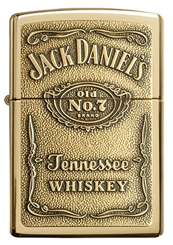 Zippo 1350003 Feuerzeug Jack Daniel’s Label Brass - 2