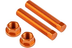 NICECNC Arancione Dispositivo di Regolazione della Catena M10 Compatibile con KTM 125-500 XC/XCF/XCW/SX/SXF/EXC/EXCF/TPi/6D 2007-23,690/790/890/950/990/1090/1190/1290 ADVENTURE/DUKE/ENDURO/SMC/R 04-23