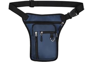 Pinsheng Bolsa para Pierna, Bolsa Pierna Moto Impermeable Tactico Ri?oneras Pierna, Bolsa de Cadera Lateral Pernera Bolsas de Cintur¨®n de Pierna Ca¨ªda para Hombres y Mujeres Ciclismo