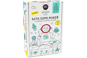 Nailmatic Kids Bath Bomb Maker Cosmos - DIY Enfant - Fabrique de Bombes de Bain Naturelles - Kit Bombes de Bain à Fabriquer - Atelier Bombe de Bain Enfant - Activité Manuelle Fille et Garçon
