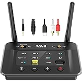 1Mii Bluetooth 5.3 Sender Empfänger, 3-in-1 Bluetooth Adapter mit Audiophile DAC, Verbesserter USB-Treibereingang, aptX AD/HD