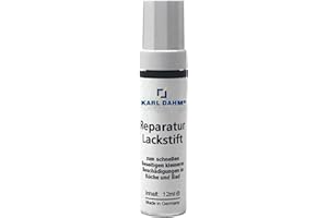 Karl Dahm Lackstift für Fliesen Weiß Alpin 12ml I Stift für kleinere Beschädigungen an Keramik, Emaille & Acryl I Speziallack für Küche & Bad – 11278