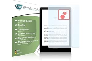 Slabo 2 x Folia przeciwpancerna kompatybilny z Kindle Paperwhite Signature Edition (11. generacja < 2021) Folia pancerna Folia ochronna na wyświetlacz Film ochronna Shockproof KLAR