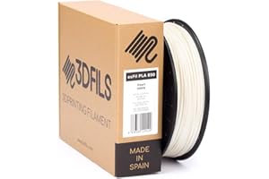 3DFILS - Filamento PLA para impresión 3D esFil PLA INGEO 3D850: 1.75 mm, 1 Kg, Blanco Perla