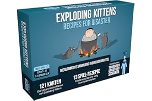Exploding Kittens | Exploding Kittens – Recipes for Disaster | Partyspiel | Kartenspiel | 2-5 Spieler | Ab 7+ Jahren | 15 Minuten | Deutsch