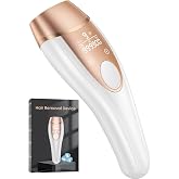21J Laser Epilator with Cooling Function 600-1200NM, White | Epilator Pulsed Light 9 Energy Levels, Laser Hair Removal Machin