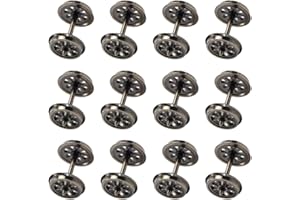 Evemodel HP1487 Lot de 12 roues en métal 36" pour modélisme H0 DC